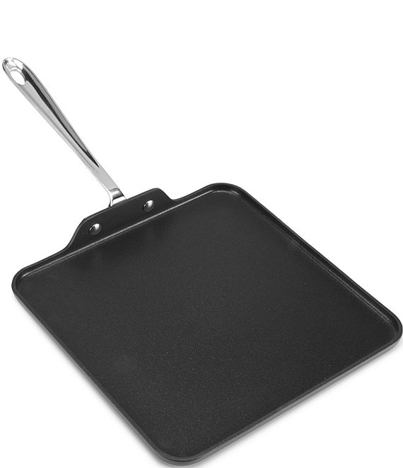 All-Clad HA1 Hard Anodized Nonstick Cookware, Square Griddle, 11