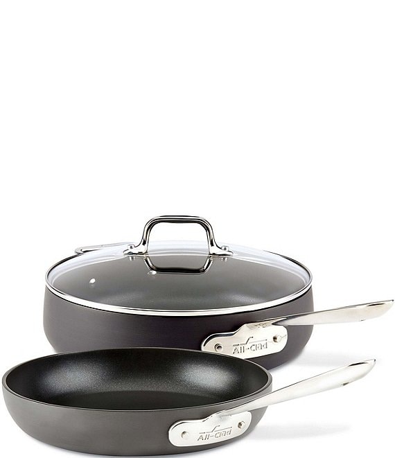 All-Clad HA1 Hard Anodized Nonstick Cookware Set, 2-Piece Fry Pan