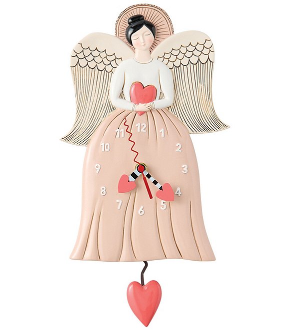 Allen Designs Angel Love Wall Clock