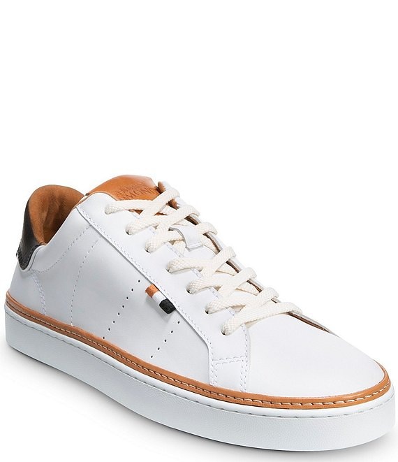 Jeg vil have Såkaldte placere Allen-Edmonds Men's Alpha Leather Lace-Up Sneakers | Dillard's