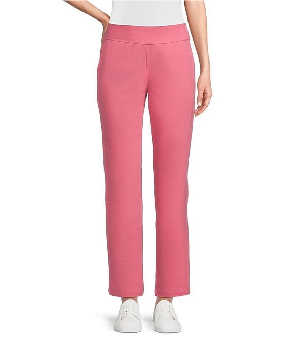 Color:Chateau Rose - Image 1 - Coordinating Straight Leg Pull-On Pant