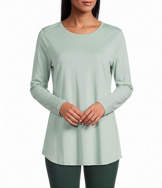 Allison Daley Long Sleeve Crew Neck Knit Top