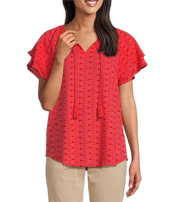 Dillards polka dot orders blouse