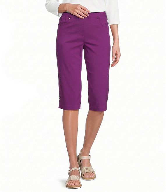 Allison Daley Petite Size Tech Stretch Pull-On Skimmer Pants