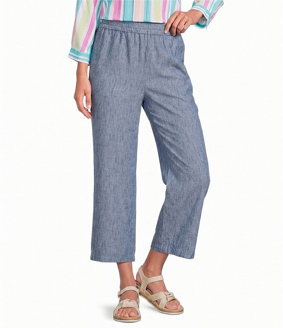 Allison Daley Pull-On Soft Crop Pants