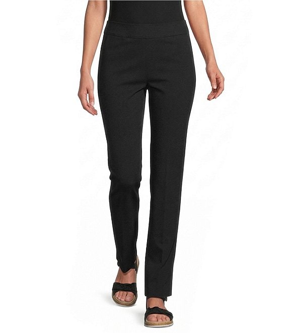 Allison Daley Stretch Pull-On Straight Leg Pants