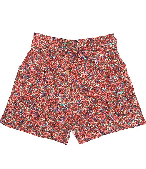 Ally B Big Girls 7-16 Floral-Printed Challis Shorts | Dillard's