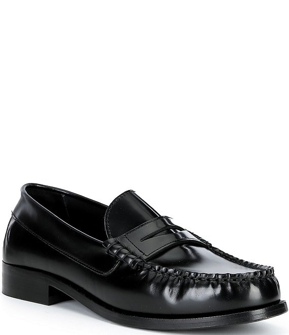 ALOHAS Rivet Leather Slip On Loafers
