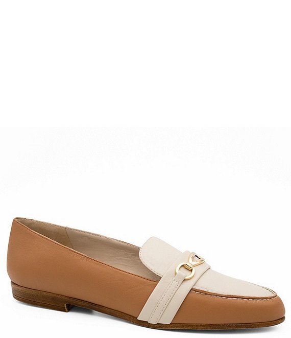 Amalfi Onore Leather Two Tone Bit Buckled Loafers | Dillard's