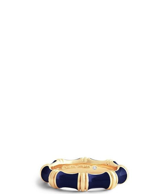 Anabel Aram Bamboo Enameled Band Ring