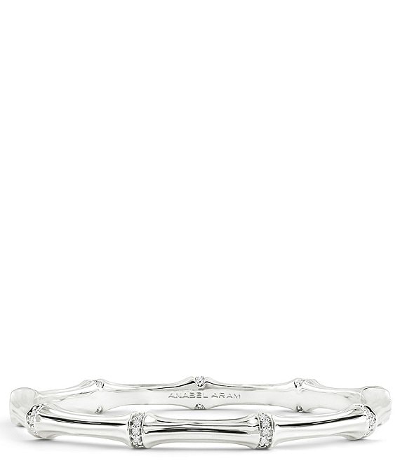 Anabel Aram Bamboo Hinged Bangle Bracelet