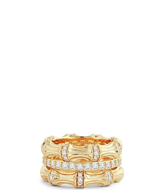 Anabel Aram Bamboo Stacked Ring