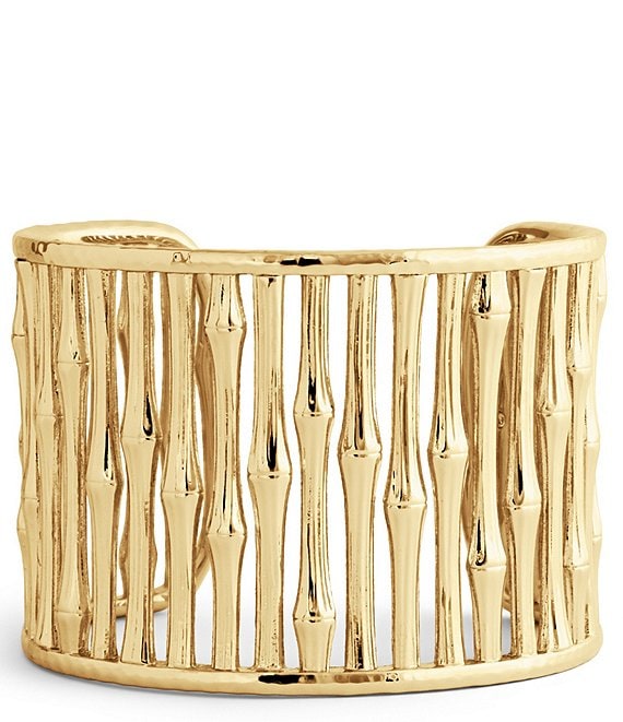 Anabel Aram Bamboo Wide Cuff Bracelet