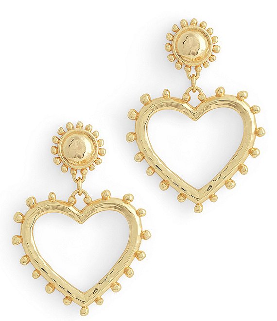 Anabel Aram Heart Drop Earrings