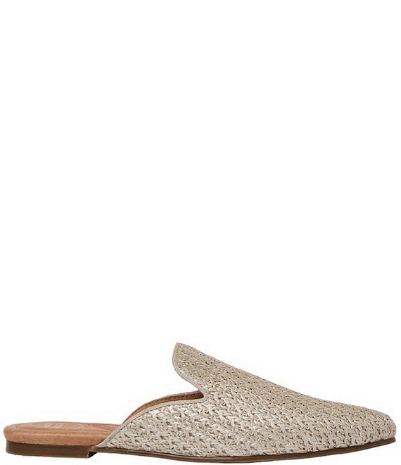 Andre Assous Daria Metallic Raffia Mules | Dillard's