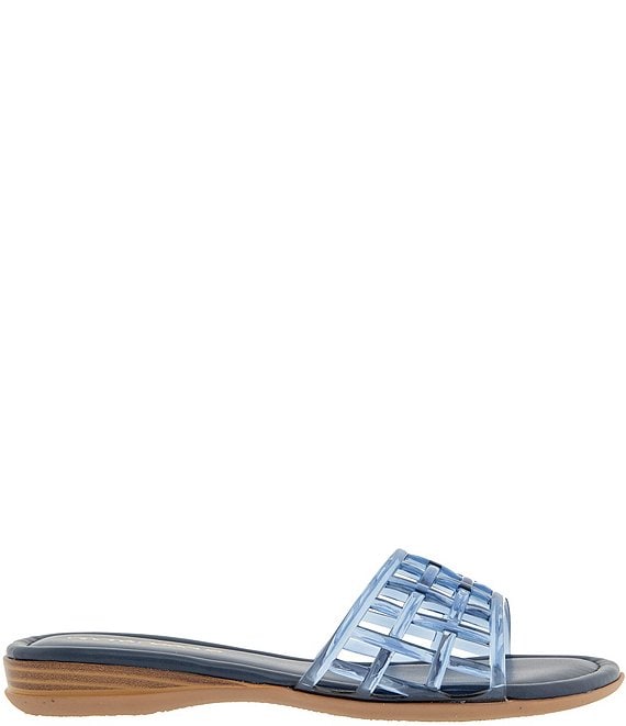 Andre Assous Nabil Caged Jelly Flat Slide Sandals | Dillard's