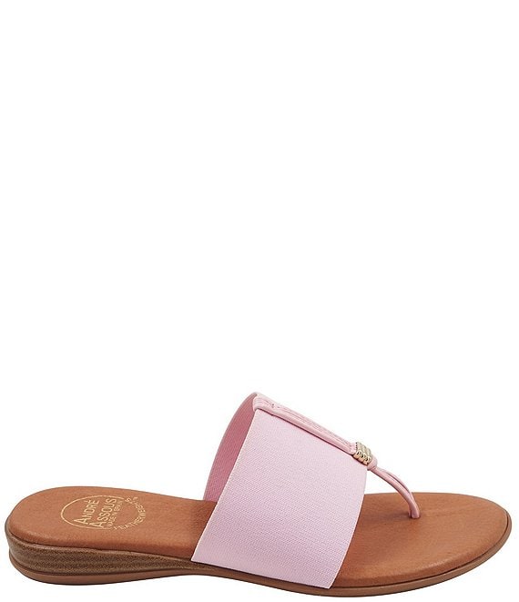 Andre Assous Nice Stretch Thong Sandals | Dillard's