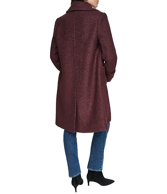 ANDREW MACKENZIE イタリア製 ウールコート【Ｌサイズ（48）】 Andrew Marc Regine Notched Lapel Collared Wool Coat | Dillard's