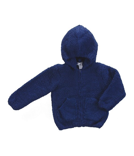 Angel Dear Chenille Hoodie Navy 06 12m