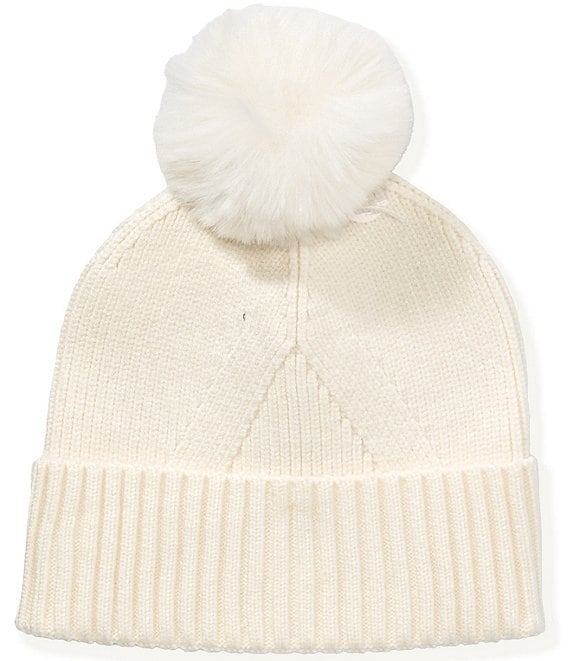 Anna & Ava Basic Knit Beanie with Pom