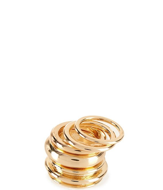 Anna & Ava Basic Metal Ring Set