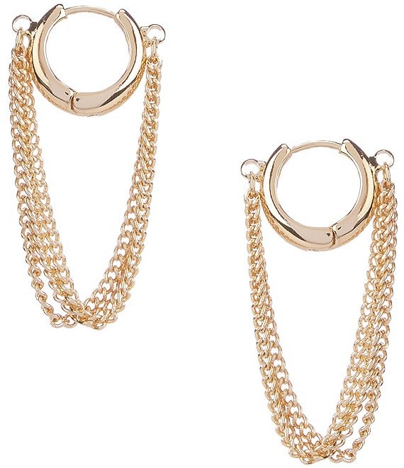 Anna & Ava Chain Hoop Earrings