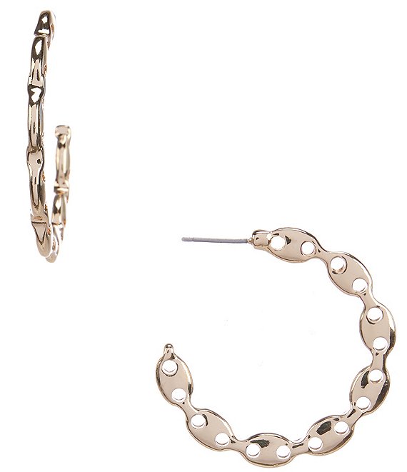 Anna & Ava Chain Hoop Earrings