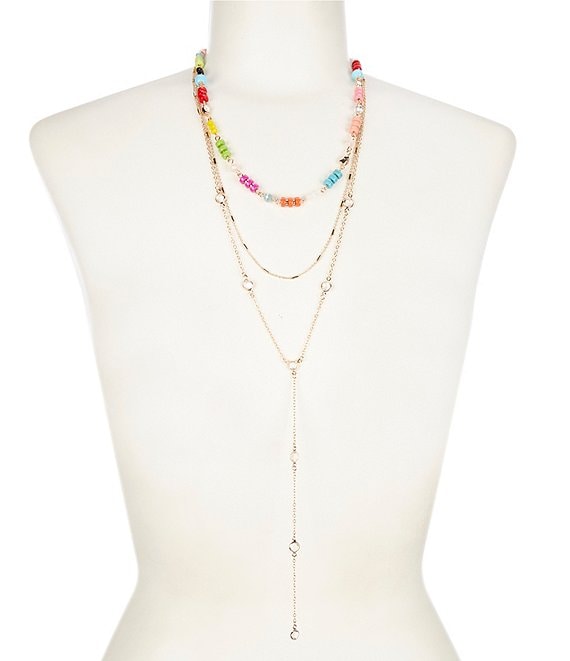 Francesca's Cassie Multi Layer Beaded Necklace | CoolSprings Galleria