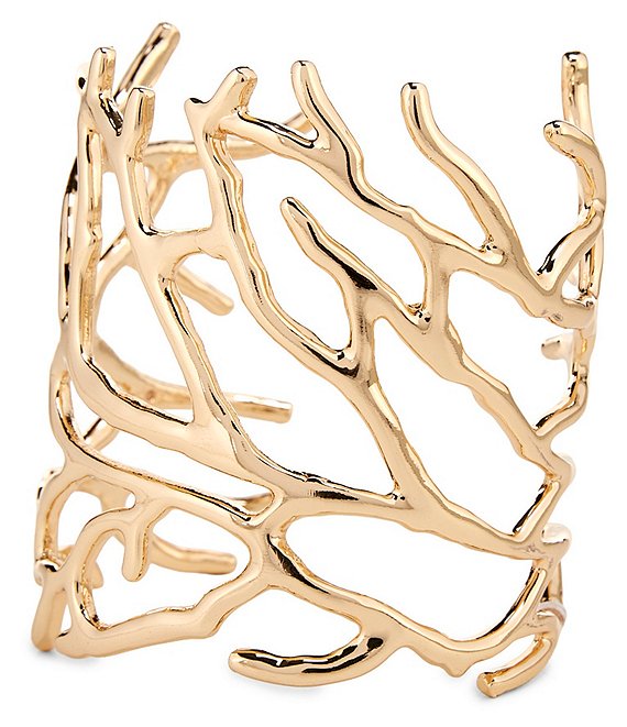 Anna & Ava Coral Statement Cuff Bracelet
