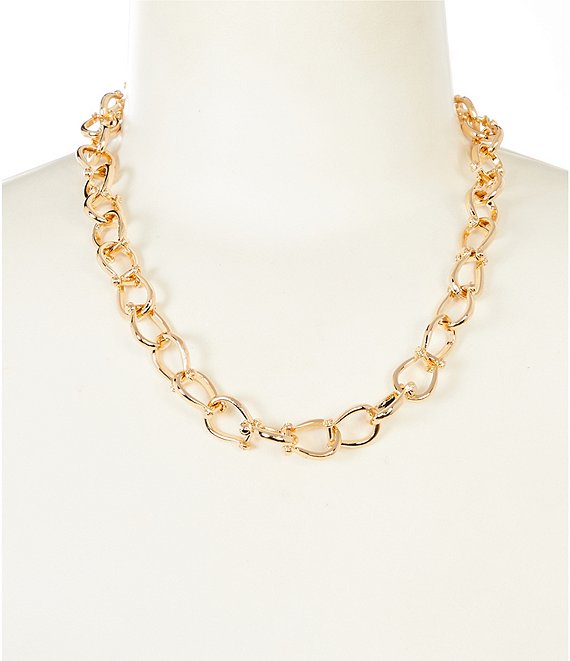 Anna & Ava Link Chain Collar Necklace