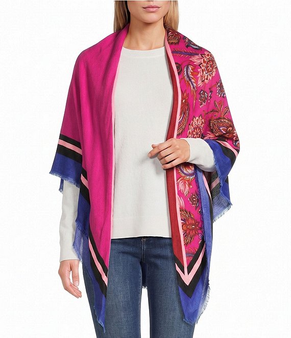 Anna & Ava Mixed Print Scarf Wrap