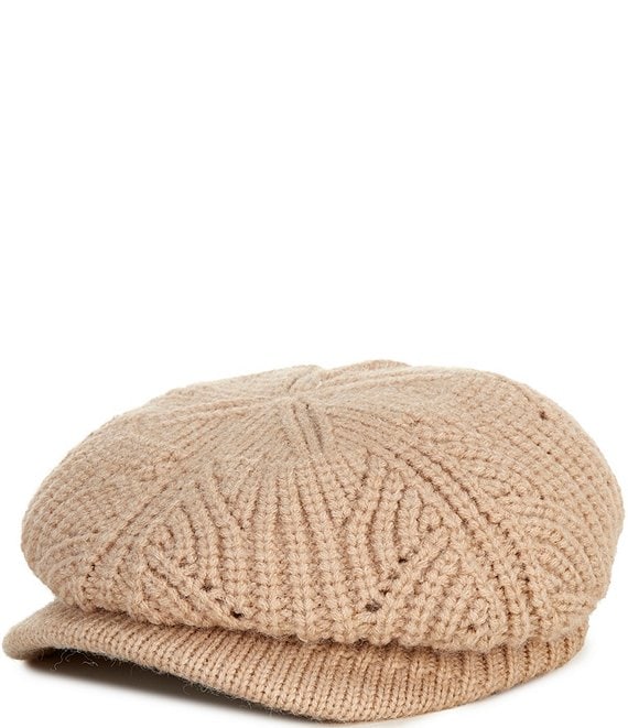 Anna & Ava New Cable Knit Newsboy Cap