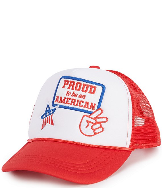 Anna & Ava Proud To Be An American Baseball Cap