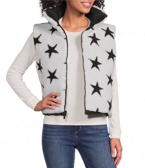 Anna & Ava Reversible Star Fleece Vest