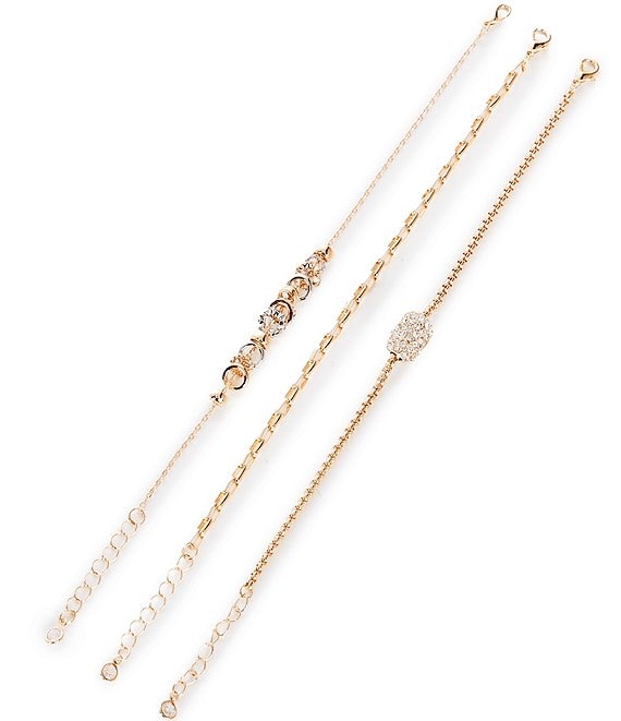 Anna & Ava Rondelle Line Bracelet Set
