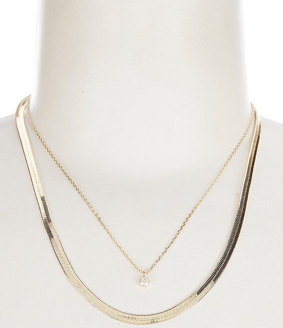 ROSLYN GOLD CURB CHAIN NECKLACE - WATERPROOF JEWELRY