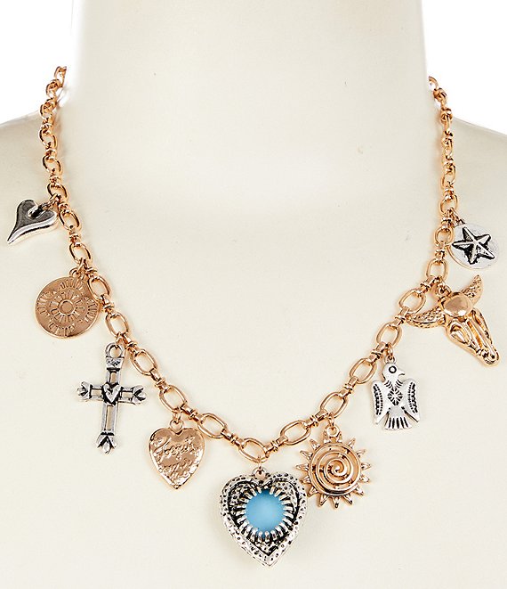 Anna & Ava Western Charm Collar Necklace