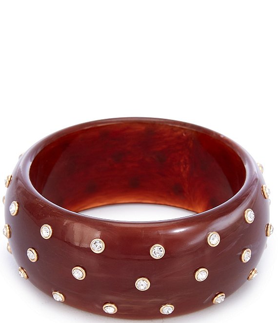 Anna & Ava Wood Stone Sud Bangle Bracelet