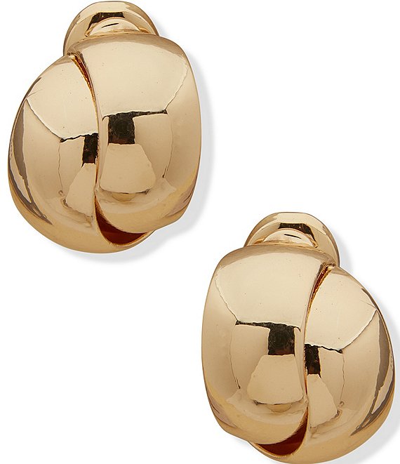 Extra Large Gold Ball Stud Clip on Earrings - Etsy