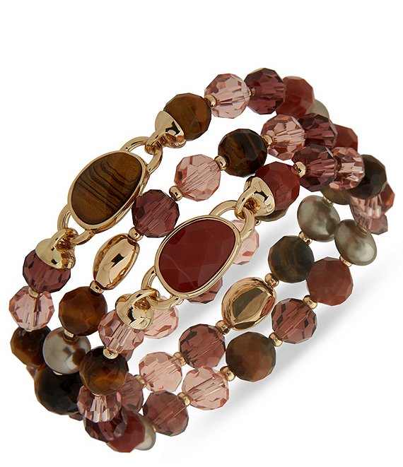Barse Bronze and Pink Agate Line Bracelet | Dillard's | Pink agate, Artisan  crafted jewelry, Barse jewelry