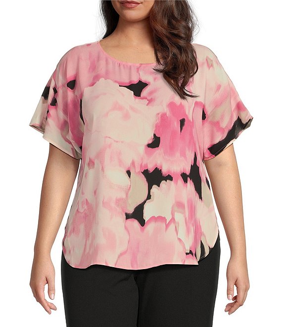 Belief Blouse in Pink Multi Belief Blouse in Pink Multi