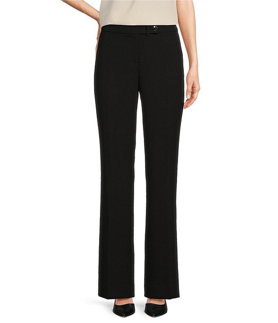 Anne Klein Stretch Wide Leg Pull-On Pants | Dillard's