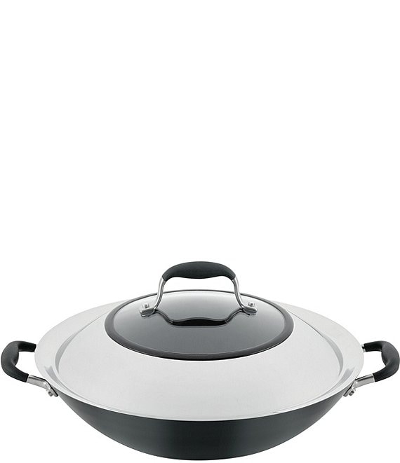 Town 34920 20.25 Aluminum Wok Cover with Riveted Handle