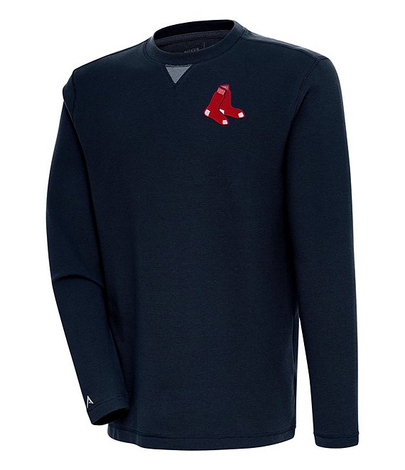 Color:Boston Red Sox Navy - Image 1 - MLB American League Flier Bunker Sweatshirt
