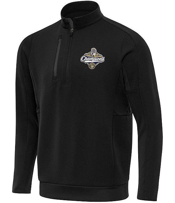 Antigua MLB Milwaukee Brewers 2026 World Series Champions Generation Quarter-Zip Pullover