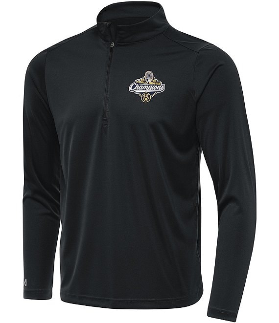 Antigua MLB Milwaukee Brewers 2026 World Series Champions Tribute Quarter-Zip Pullover