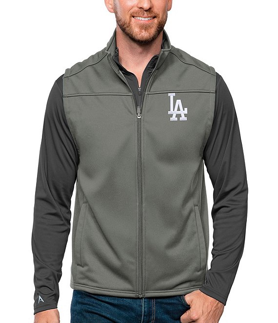 Color:Los Angeles Dodgers Steel - Image 1 - MLB National League Links Golf Vest