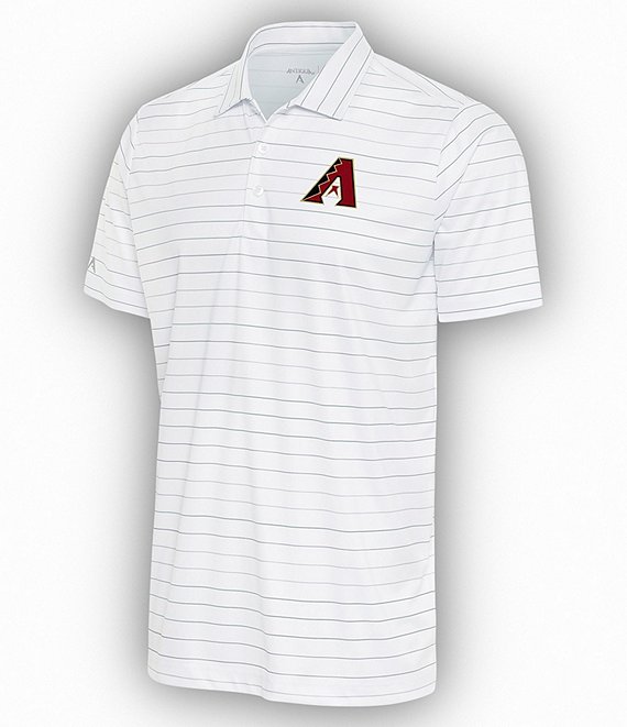 Color:Arizona Diamondbacks Dark Grey - Image 1 - MLB National League Ryder Short Sleeve Polo Shirt