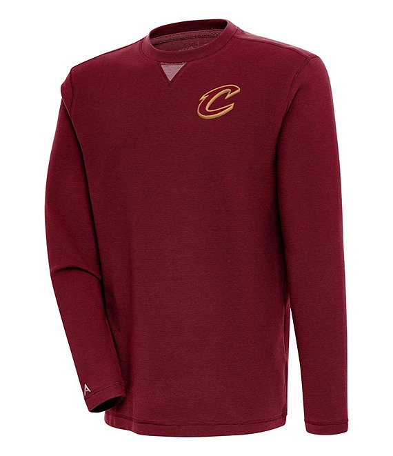 Color:Cleveland Cavaliers Cabernet - Image 1 - NBA Eastern Conference Flier Bunker Sweatshirt