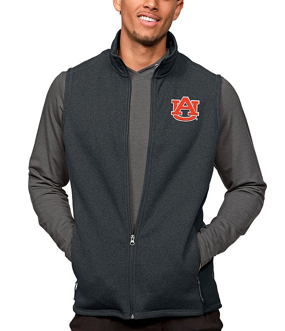Color:Auburn Tigers Charcoal - Image 1 - NCAA SEC Course Vest